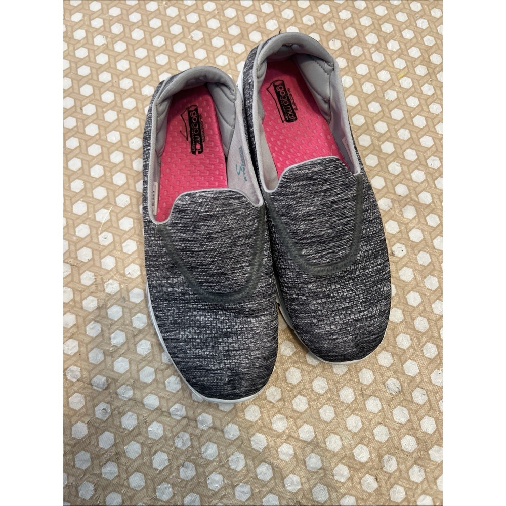 Skechers Go Walk Women's Slip On Low Top Athletic Sneakers Gray Size 11